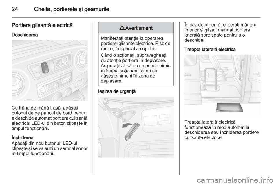 OPEL MOVANO_B 2012  Manual de utilizare (in Romanian) 