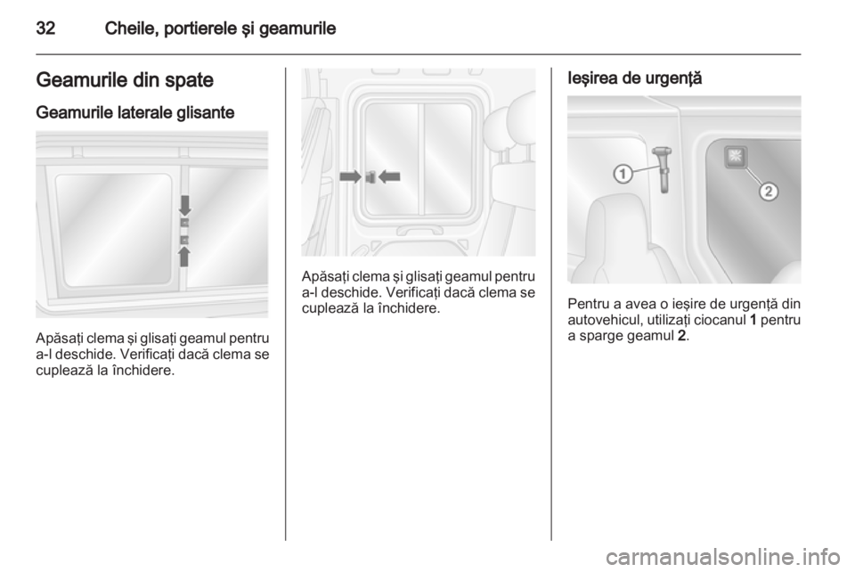 OPEL MOVANO_B 2012  Manual de utilizare (in Romanian) 