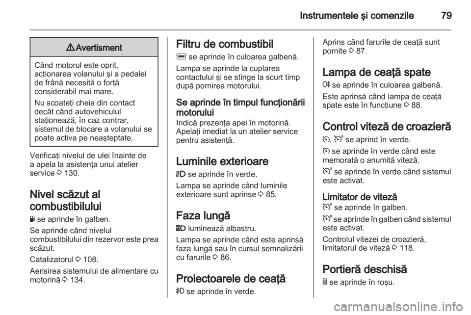 OPEL MOVANO_B 2012  Manual de utilizare (in Romanian) 