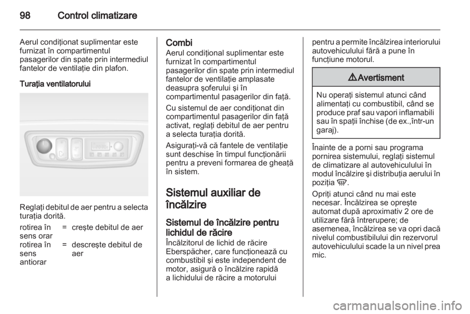 OPEL MOVANO_B 2012  Manual de utilizare (in Romanian) 