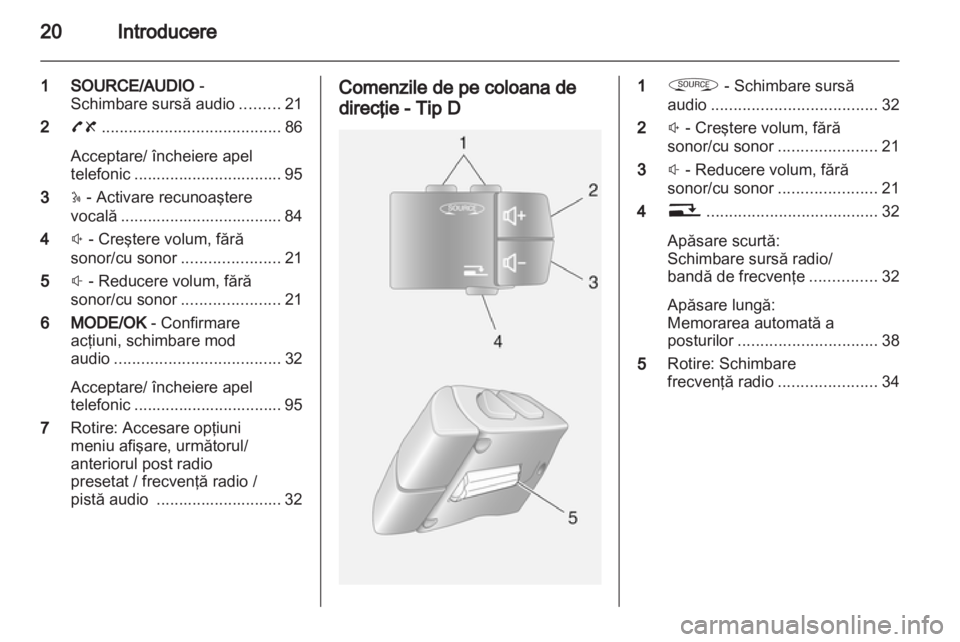OPEL MOVANO_B 2012.5  Manual pentru sistemul Infotainment (in Romanian) 