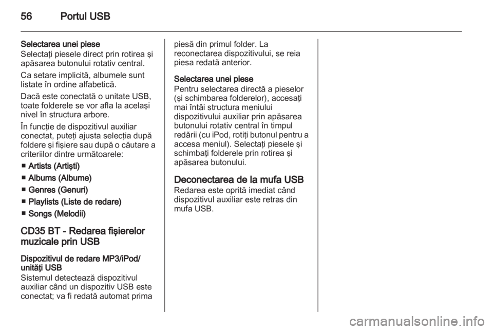 OPEL MOVANO_B 2012.5  Manual pentru sistemul Infotainment (in Romanian) 