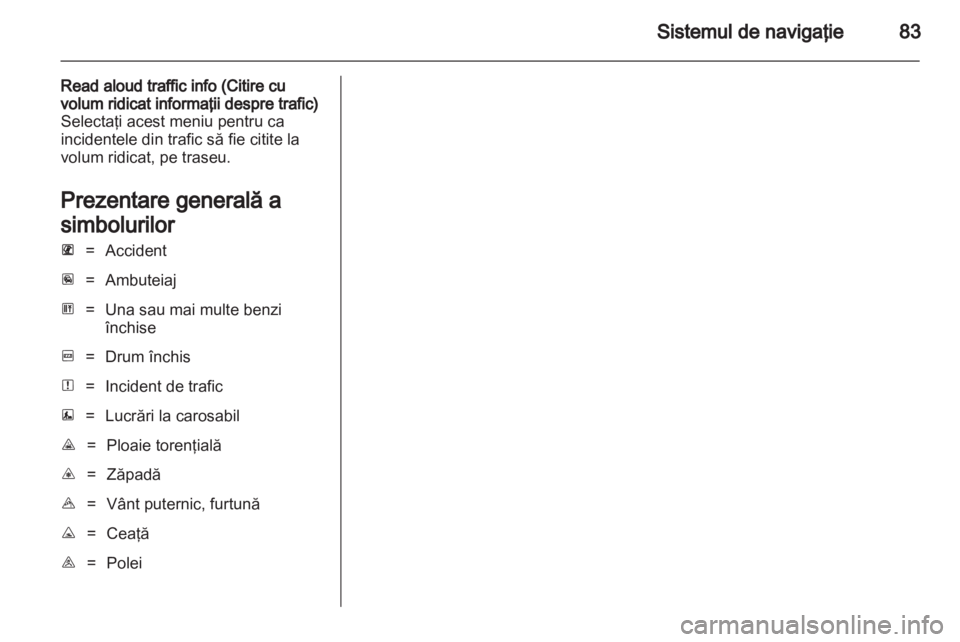 OPEL MOVANO_B 2012.5  Manual pentru sistemul Infotainment (in Romanian) 