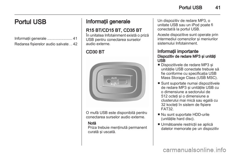 OPEL VIVARO 2013  Manual pentru sistemul Infotainment (in Romanian) 