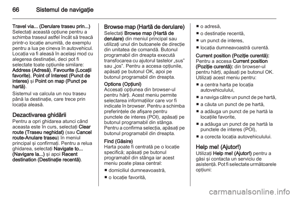 OPEL VIVARO 2013  Manual pentru sistemul Infotainment (in Romanian) 