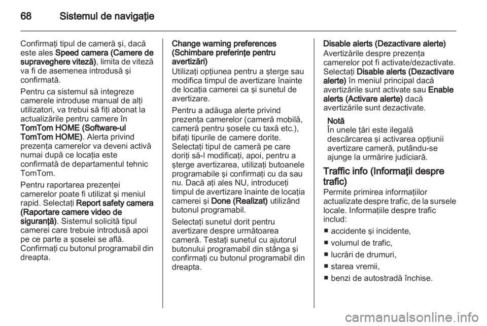 OPEL VIVARO 2013  Manual pentru sistemul Infotainment (in Romanian) 