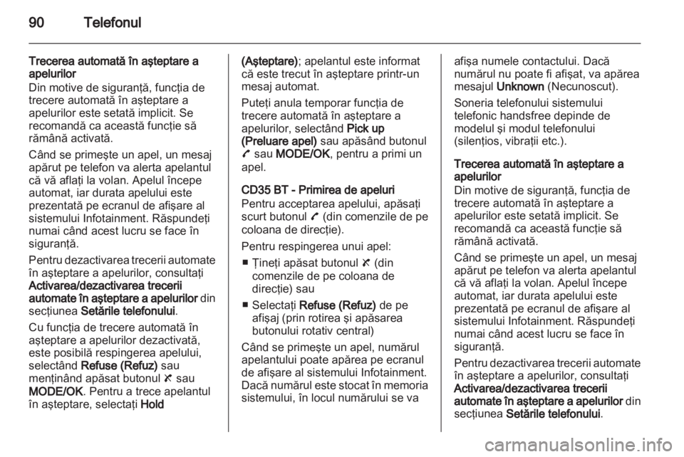 OPEL VIVARO 2013  Manual pentru sistemul Infotainment (in Romanian) 