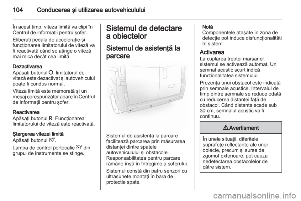 OPEL VIVARO 2011  Manual de utilizare (in Romanian) 