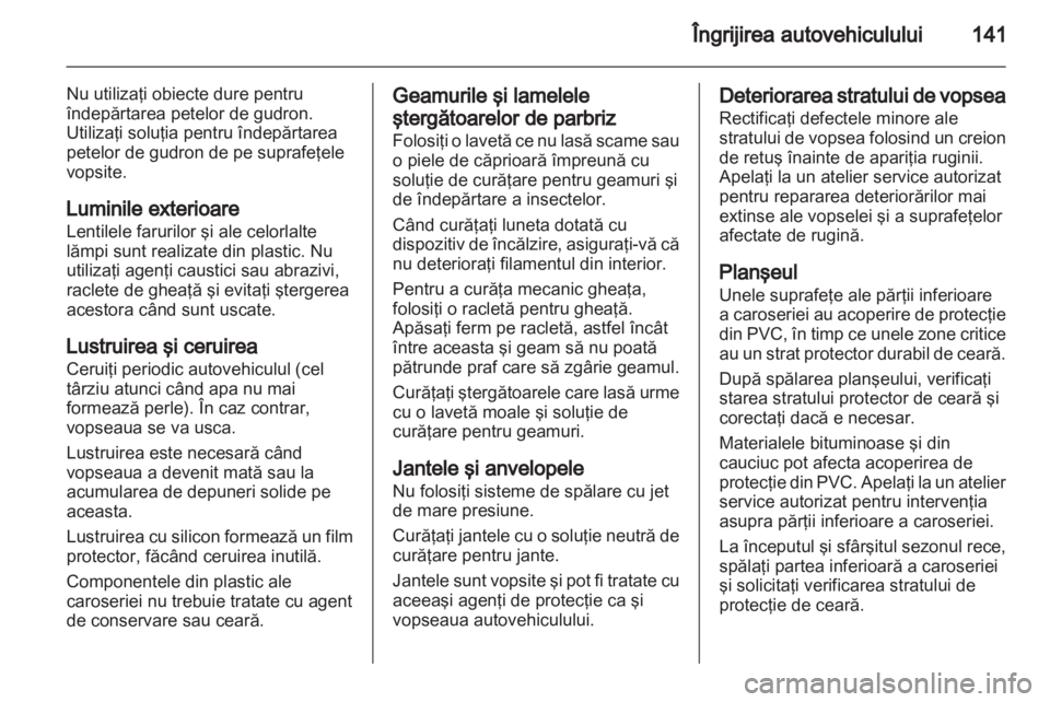 OPEL VIVARO 2011  Manual de utilizare (in Romanian) 