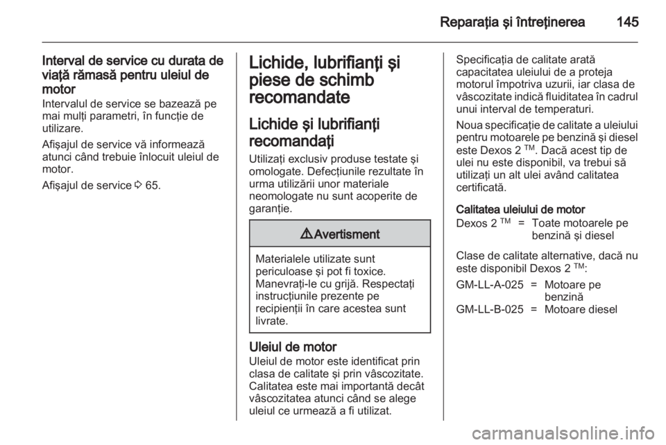 OPEL VIVARO 2011  Manual de utilizare (in Romanian) 