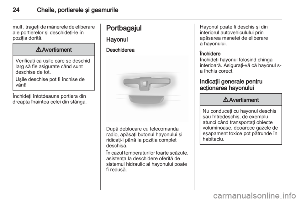 OPEL VIVARO 2011  Manual de utilizare (in Romanian) 