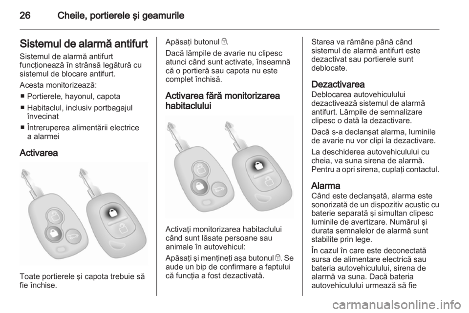 OPEL VIVARO 2011  Manual de utilizare (in Romanian) 