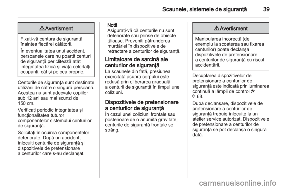 OPEL VIVARO 2011  Manual de utilizare (in Romanian) 