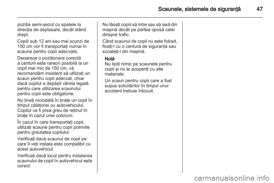 OPEL VIVARO 2011  Manual de utilizare (in Romanian) 