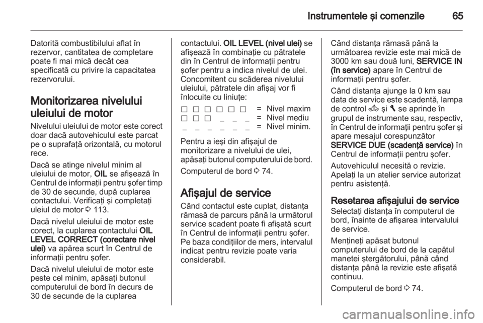 OPEL VIVARO 2011  Manual de utilizare (in Romanian) 