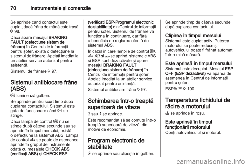 OPEL VIVARO 2011  Manual de utilizare (in Romanian) 