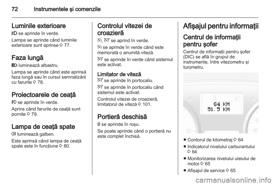 OPEL VIVARO 2011  Manual de utilizare (in Romanian) 
