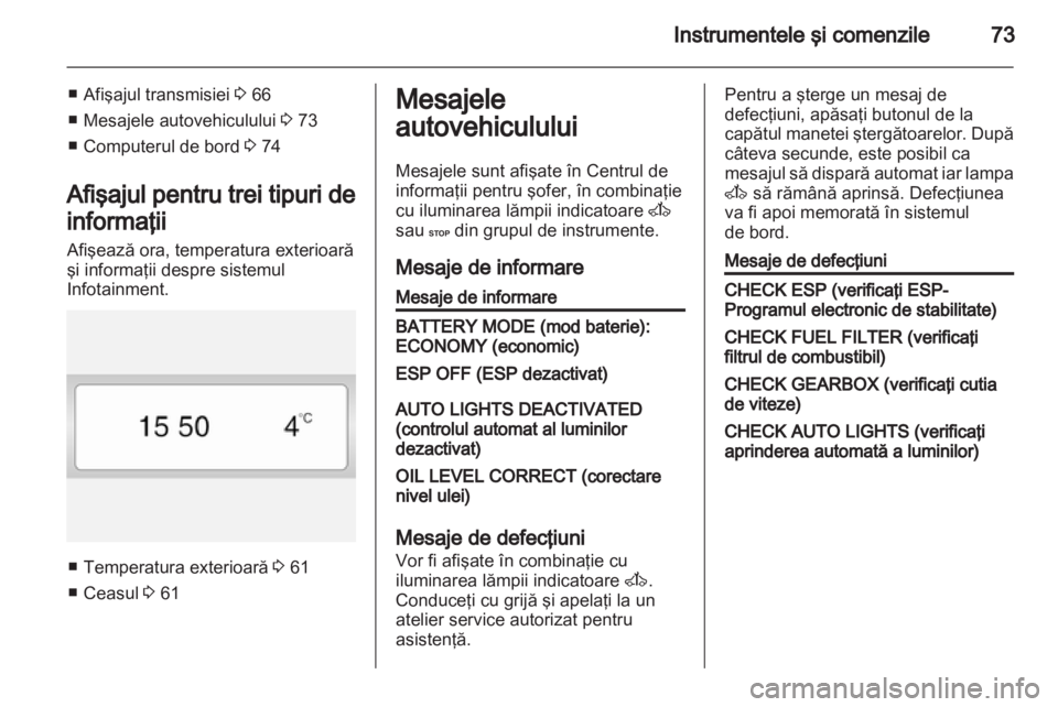 OPEL VIVARO 2011  Manual de utilizare (in Romanian) 