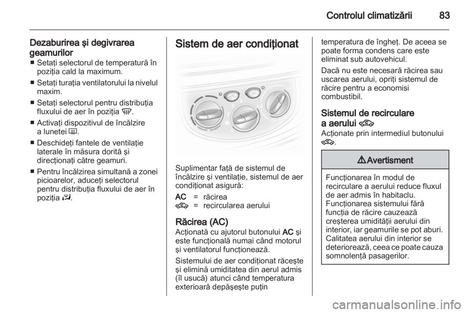 OPEL VIVARO 2011  Manual de utilizare (in Romanian) 