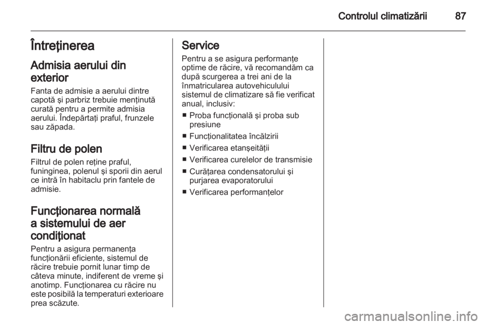OPEL VIVARO 2011  Manual de utilizare (in Romanian) 