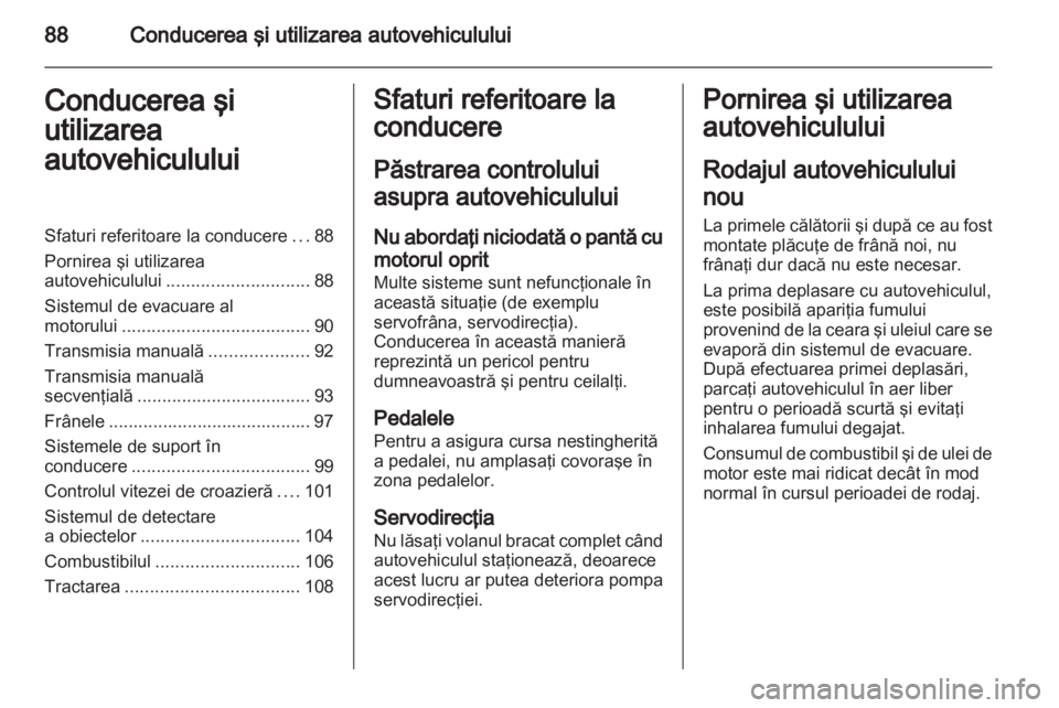 OPEL VIVARO 2011  Manual de utilizare (in Romanian) 