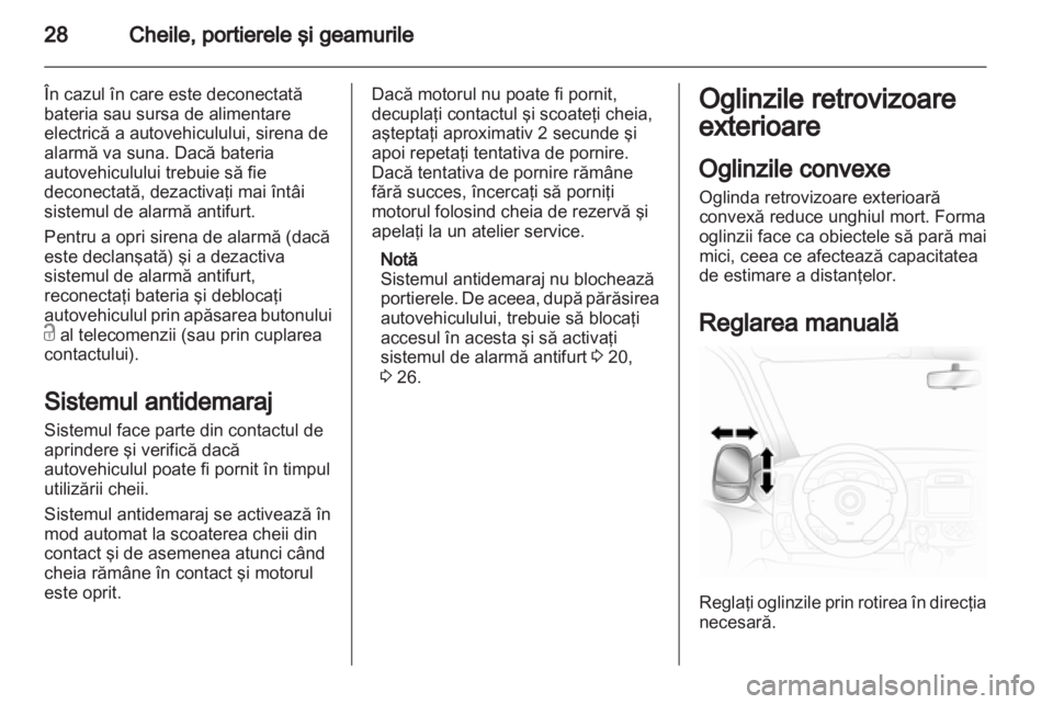 OPEL VIVARO 2011.5  Manual de utilizare (in Romanian) 