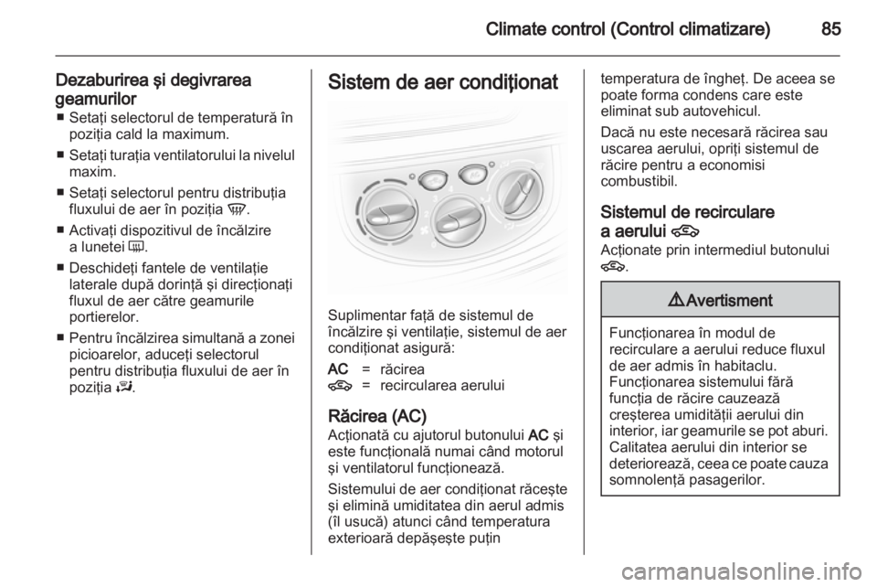 OPEL VIVARO 2011.5  Manual de utilizare (in Romanian) 