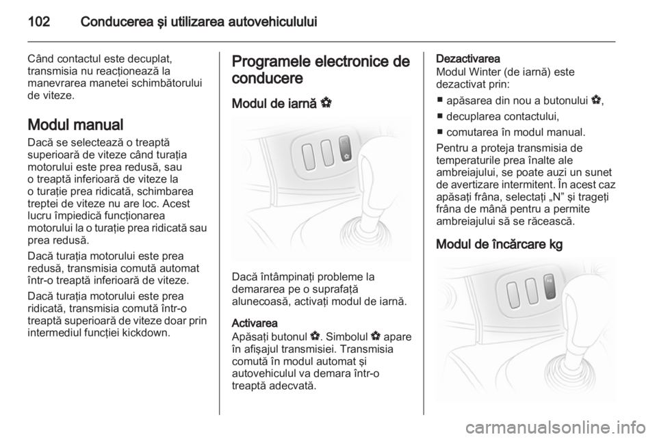 OPEL VIVARO 2012  Manual de utilizare (in Romanian) 