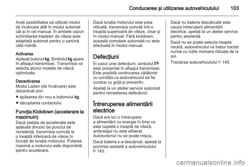 OPEL VIVARO 2012  Manual de utilizare (in Romanian) 