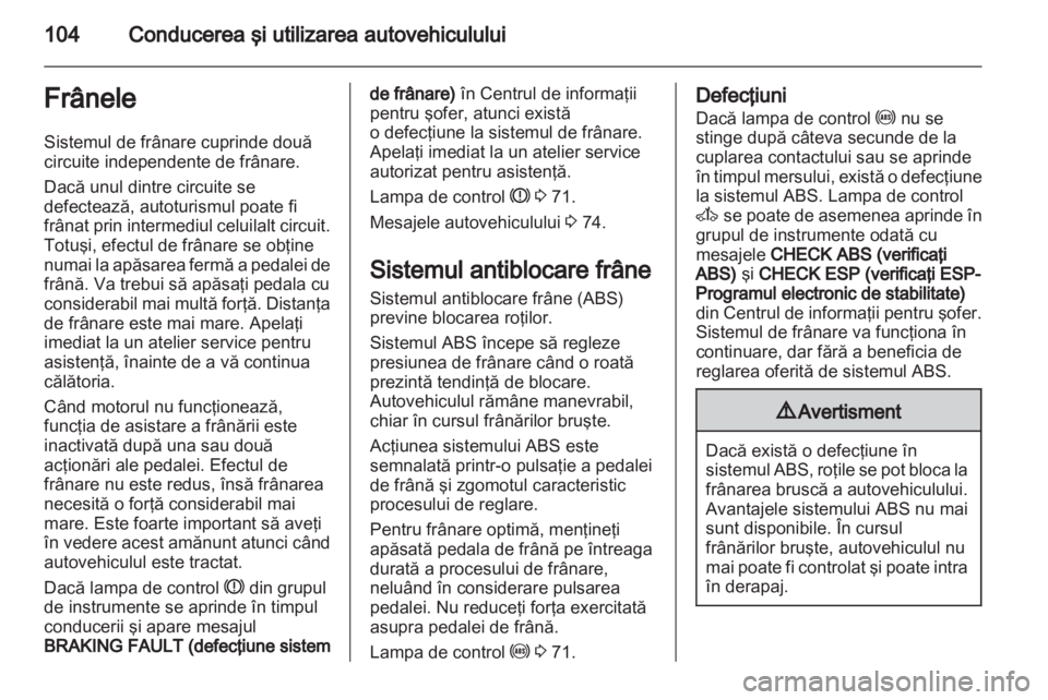OPEL VIVARO 2012  Manual de utilizare (in Romanian) 