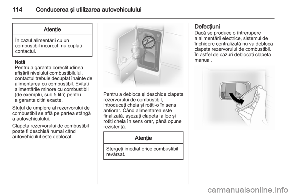 OPEL VIVARO 2012  Manual de utilizare (in Romanian) 