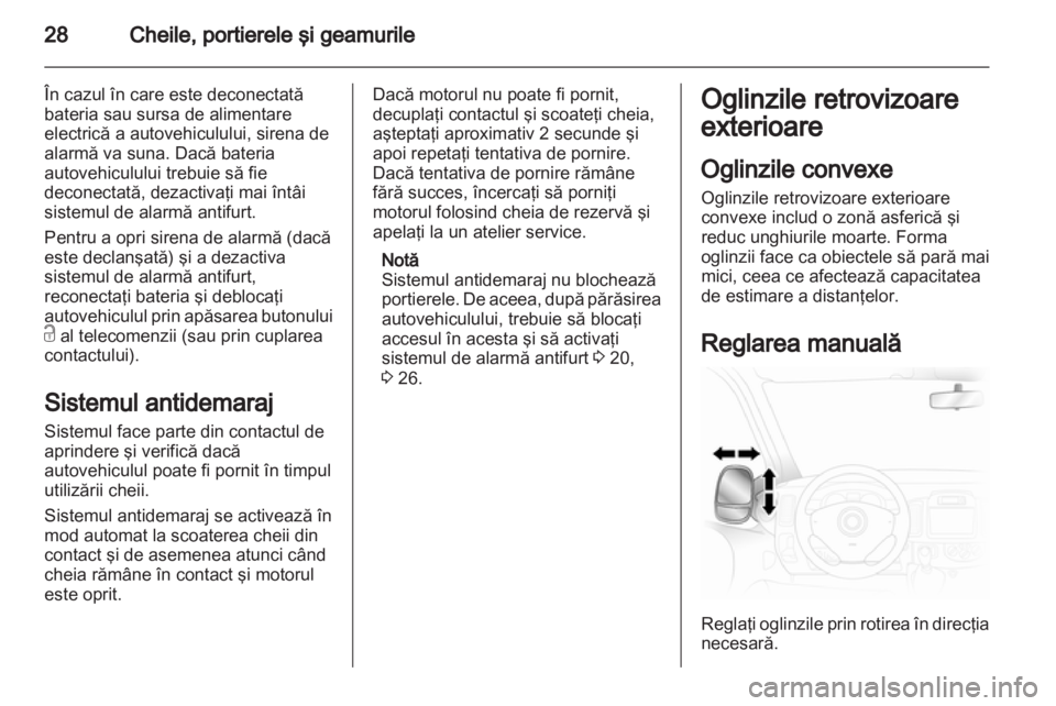 OPEL VIVARO 2012  Manual de utilizare (in Romanian) 