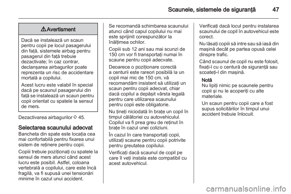 OPEL VIVARO 2012  Manual de utilizare (in Romanian) 