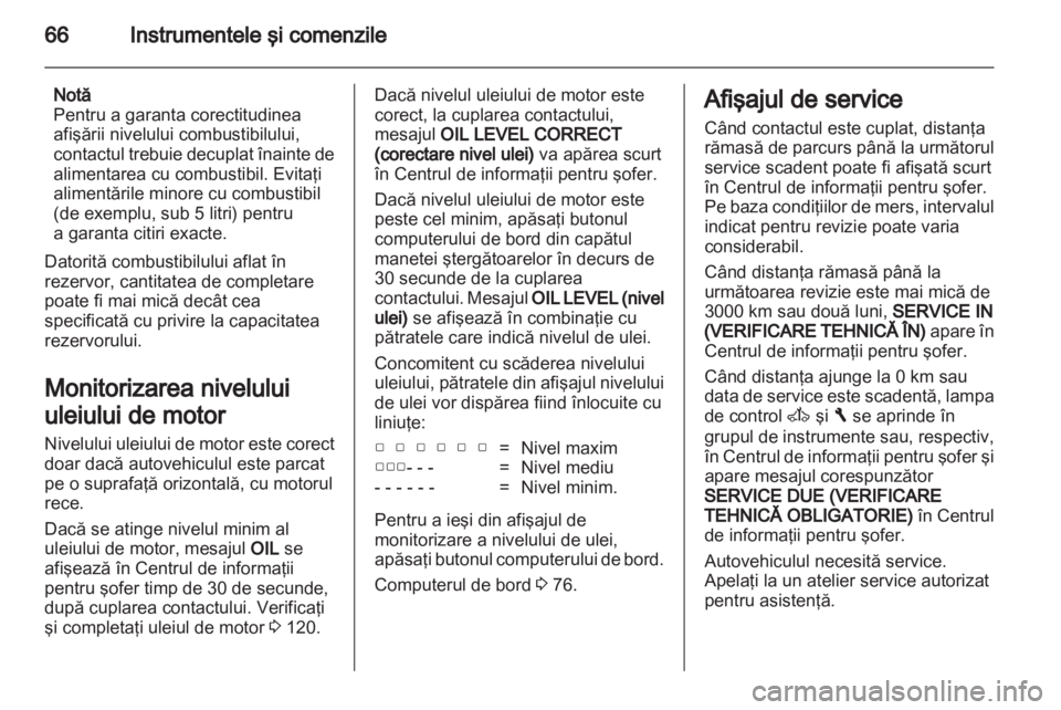 OPEL VIVARO 2012  Manual de utilizare (in Romanian) 