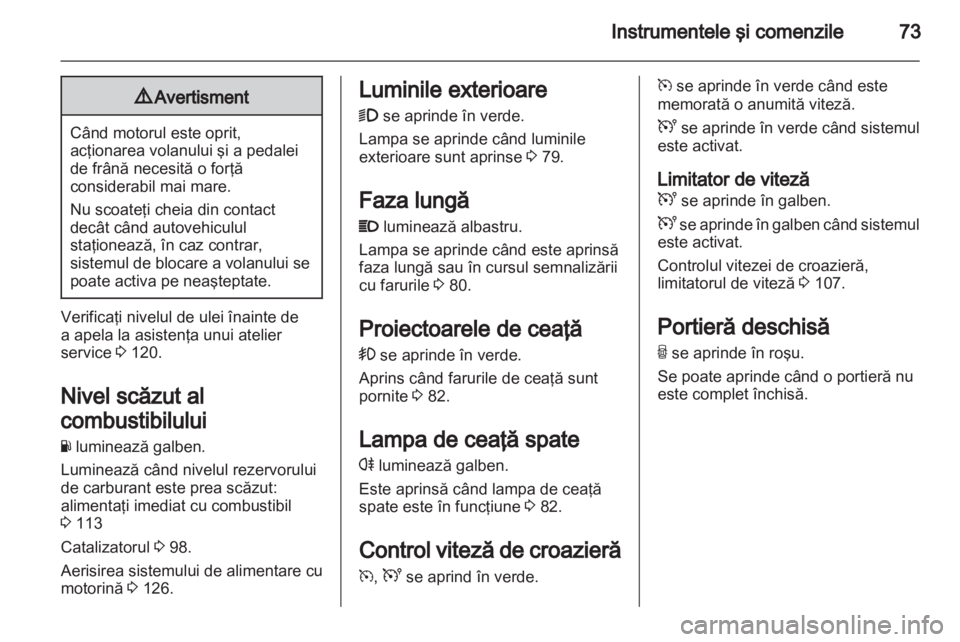 OPEL VIVARO 2012  Manual de utilizare (in Romanian) 