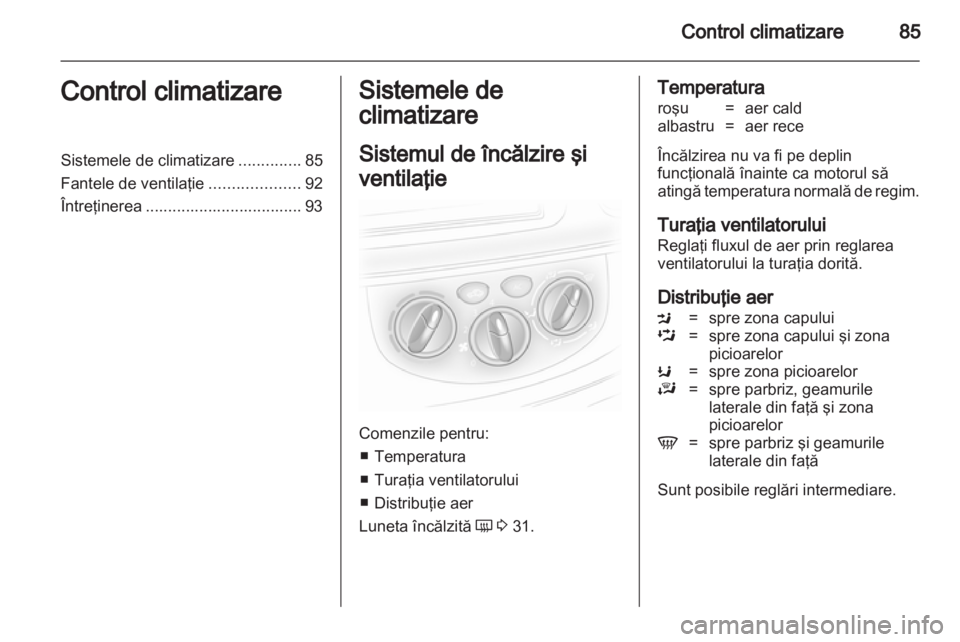 OPEL VIVARO 2012  Manual de utilizare (in Romanian) 