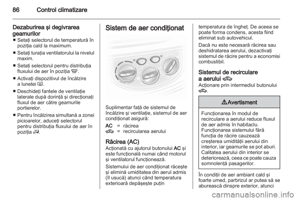 OPEL VIVARO 2012  Manual de utilizare (in Romanian) 