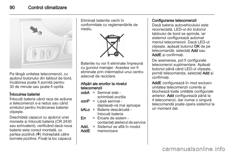 OPEL VIVARO 2012  Manual de utilizare (in Romanian) 