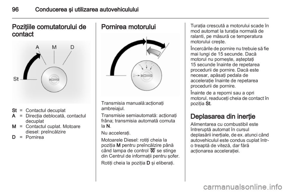 OPEL VIVARO 2012  Manual de utilizare (in Romanian) 