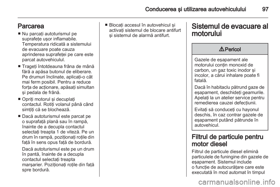 OPEL VIVARO 2012  Manual de utilizare (in Romanian) 