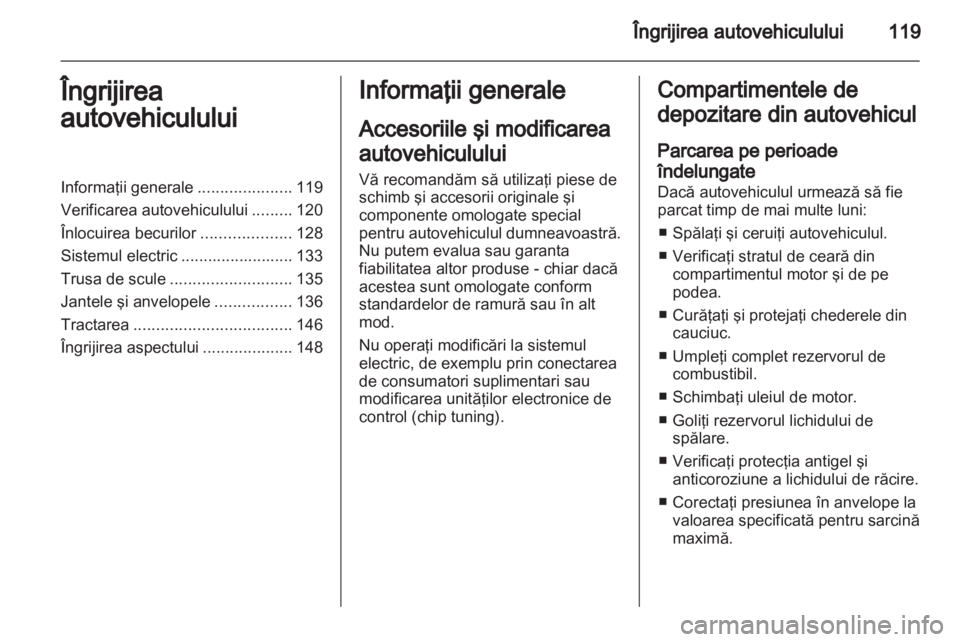 OPEL VIVARO 2013  Manual de utilizare (in Romanian) 