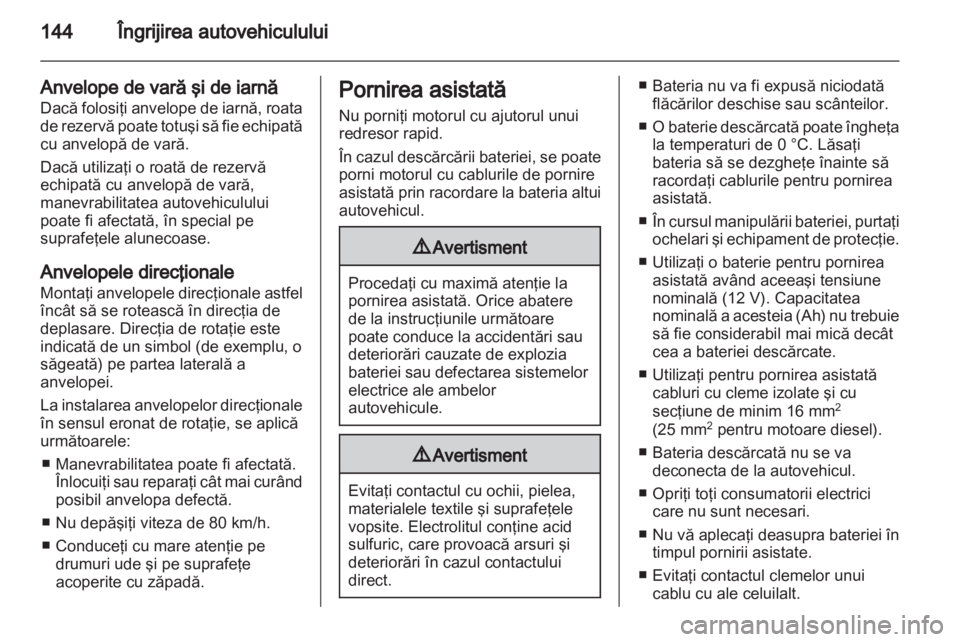 OPEL VIVARO 2013  Manual de utilizare (in Romanian) 
