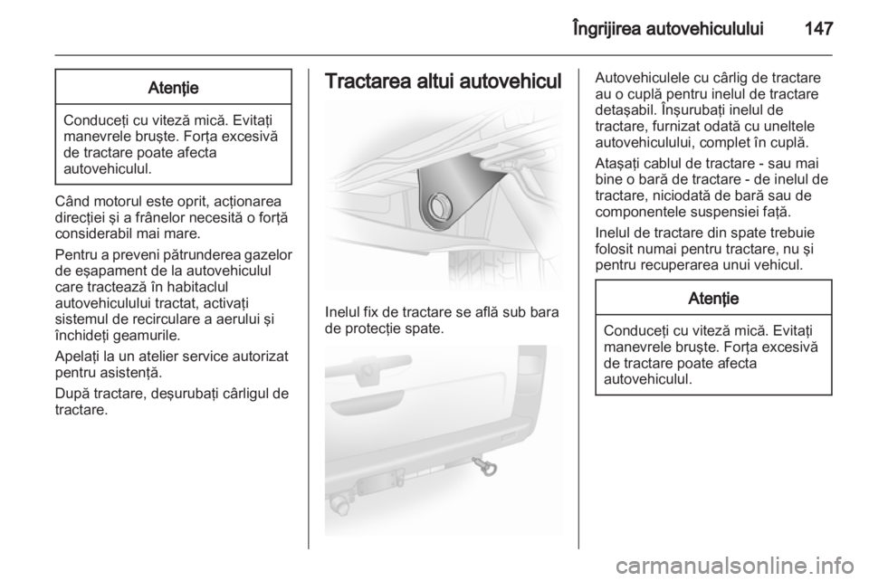 OPEL VIVARO 2013  Manual de utilizare (in Romanian) 