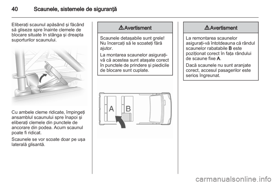 OPEL VIVARO 2013  Manual de utilizare (in Romanian) 
