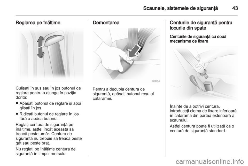OPEL VIVARO 2013  Manual de utilizare (in Romanian) 