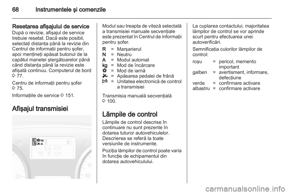 OPEL VIVARO 2013  Manual de utilizare (in Romanian) 