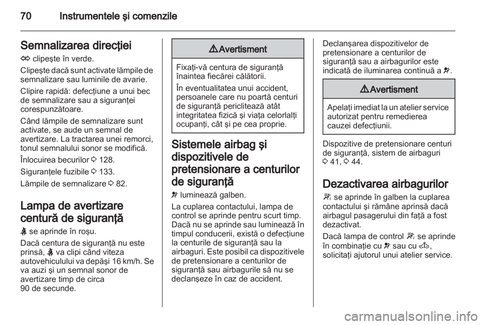 OPEL VIVARO 2013  Manual de utilizare (in Romanian) 