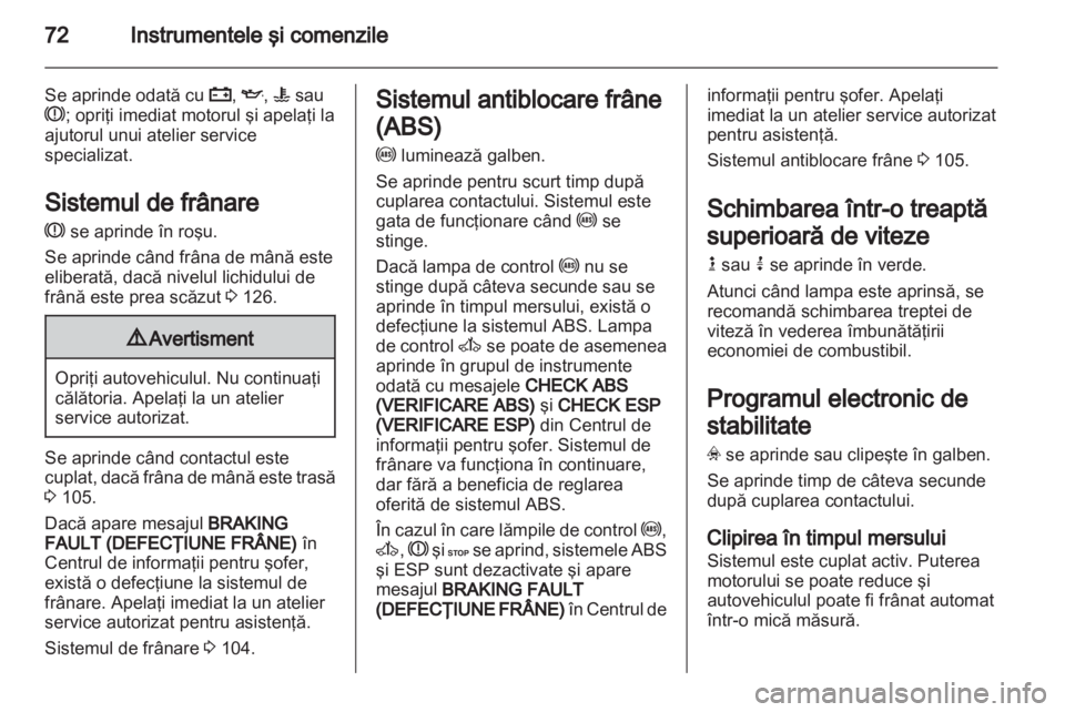 OPEL VIVARO 2013  Manual de utilizare (in Romanian) 
