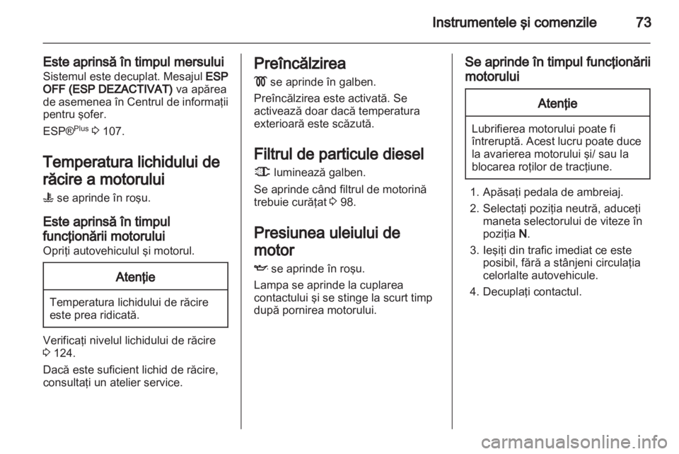 OPEL VIVARO 2013  Manual de utilizare (in Romanian) 