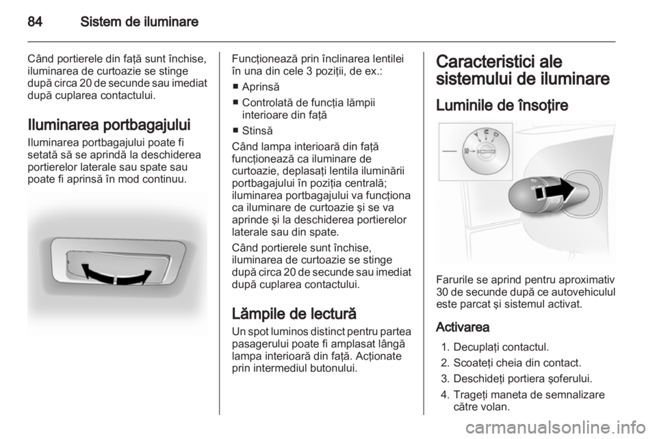 OPEL VIVARO 2013  Manual de utilizare (in Romanian) 